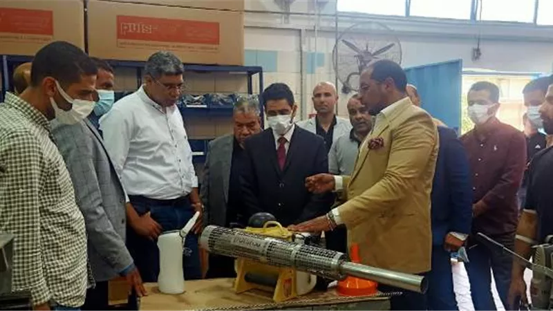 أسباب زيارة رئيس جهاز النوبارية الجديدة للمنطقة الصناعية.. بالصور