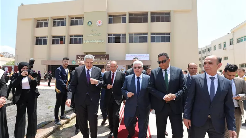 عاشور : يتفقد جامعة المنصورة ويفتتح عدة مشروعات تعليمية وخدمية