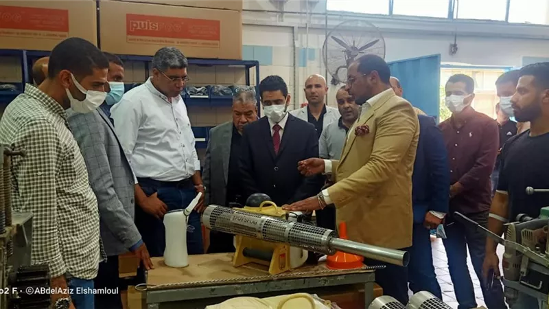 رئيس الجهاز: تذليل أي عقبات تواجه الصناعة بمدينة النوبارية