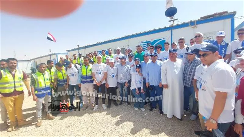 طلاب جامعة المنوفية في زيارة للمشروعات التنموية العملاقة بتوشكى