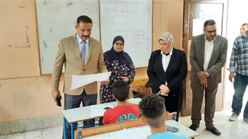 انضباط والتزام في امتحان الجبر للشهادة الإعدادية الجيزة