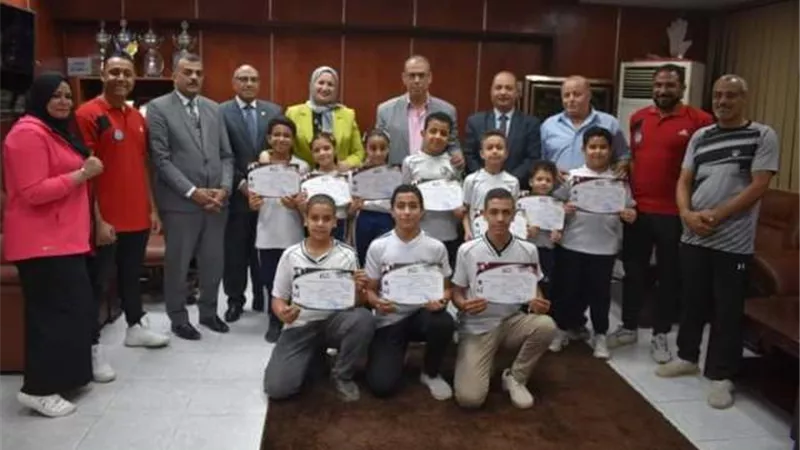 تكريم طلاب سوهاج الفائزين في المهرجان المدرسي