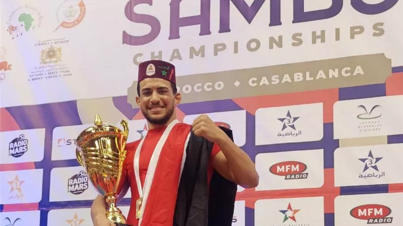 عبد الباسط يحصد الميدالية الفضية في البطولة الإفريقية للسامبو