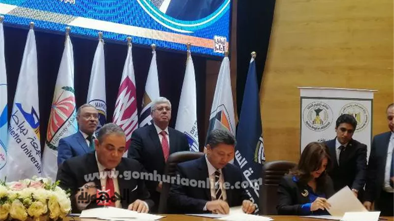 رئيس جامعة السادات توقع بروتوكول تحالف الدلتا