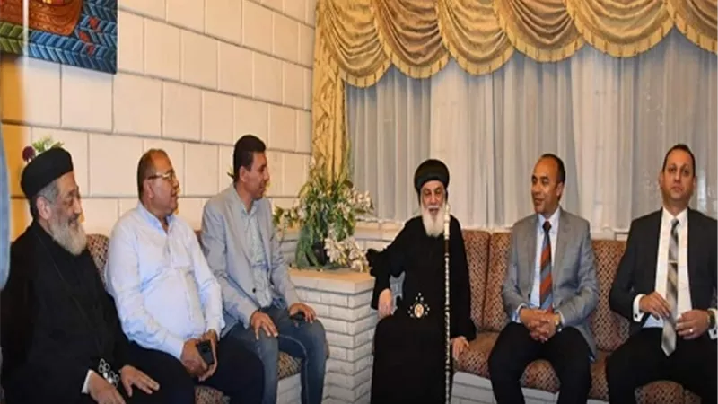 نائب محافظ المنيا يتفقد دير جبل الطير بمناسبة موسم السيدة العذراء