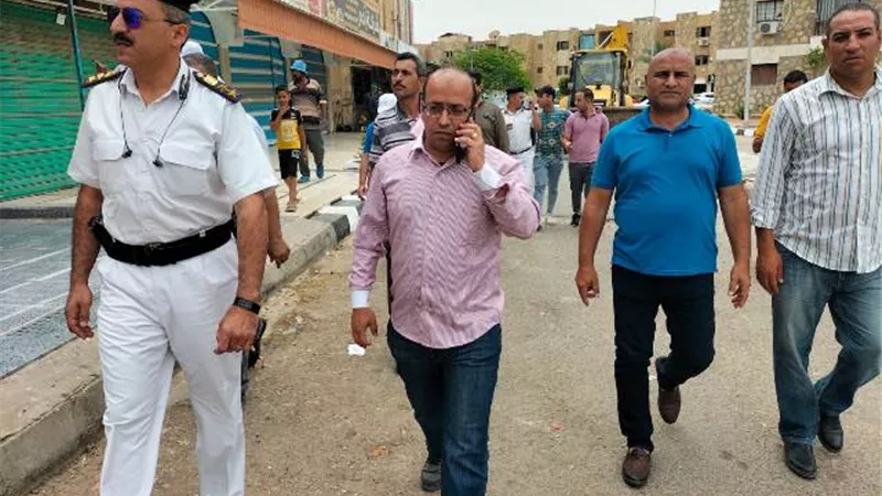 جهاز الصالحية الجديدة يشن حملة مكبرة على الإشغالات والعشوائية صور