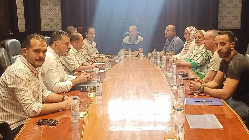 انعقاد اجتماع الفرق الطبية المكلفة بالتأمين الطبى لمؤتمر البنوك