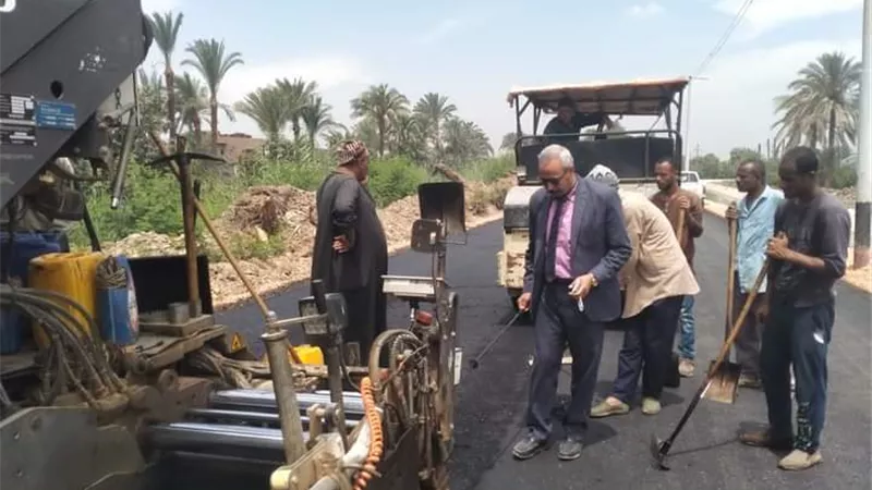 محافظ أسيوط: رصف الطريق الموازي للطريق السريع بالبداري