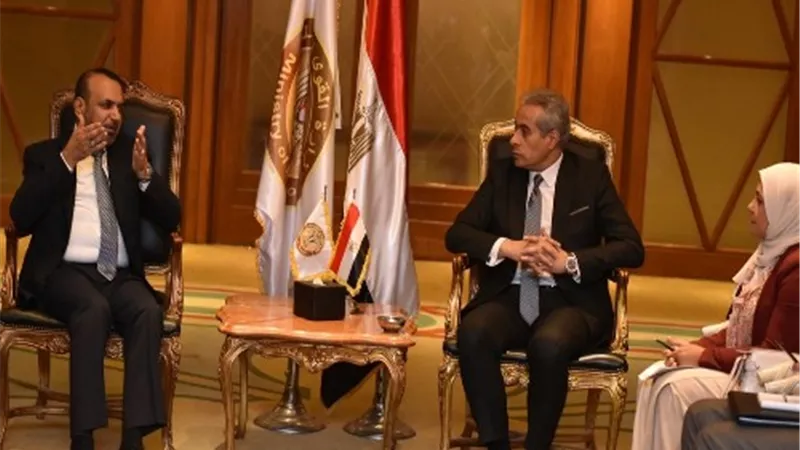 وزير القوى العاملة يبحث مع نظيره العراقي تعزيز التعاون في ملف قضايا العمل