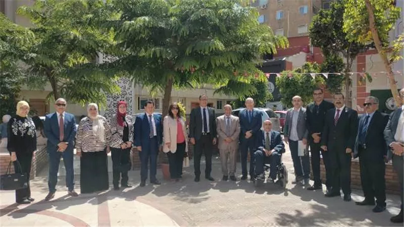 تعرف على تفاصيل اجتماع رئيس جامعة حلوان بوفد من ليبيا.. بالصور
