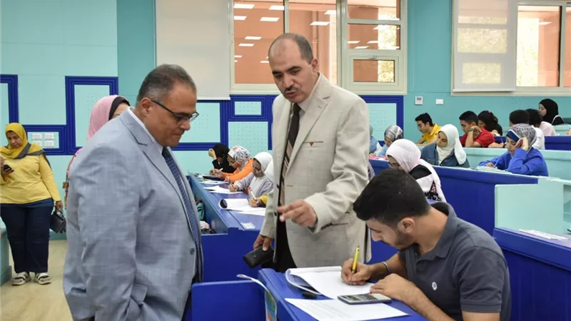 علوم عين شمس تشهد تطوراً ملحوظاً في تطوير البيئة الامتحانية