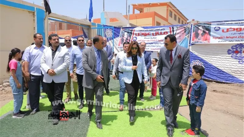 محافظ دمياط تفتتح الملعب القانونى بميت أبو غالب