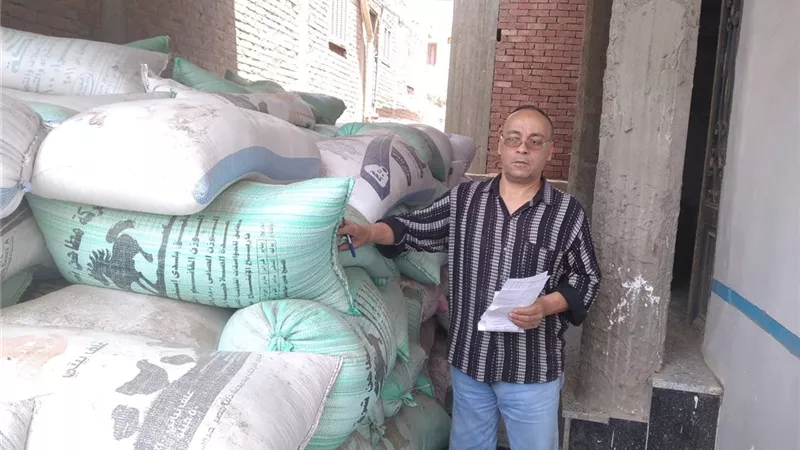 ضبط 318 طن قمح تم تجميعها بدون الحصول على تصريح بالدقهلية