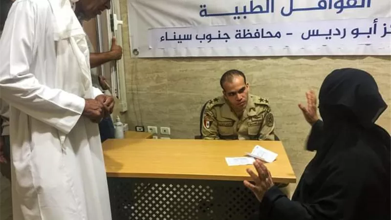 الجيش الثالث الميدانى ينظم عدد من القوافل الطبية والبيطرية المجانية لخدمة المجتمع المدنى بوسط وجنوب سيناء