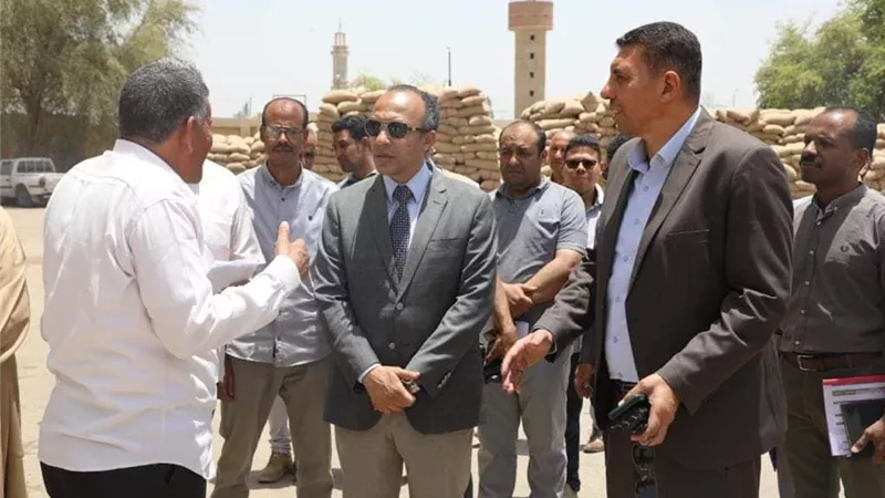 نائب محافظ المنيا يتفقد مركز التقاوى ويعلن توريد317 ألف طن قمح
