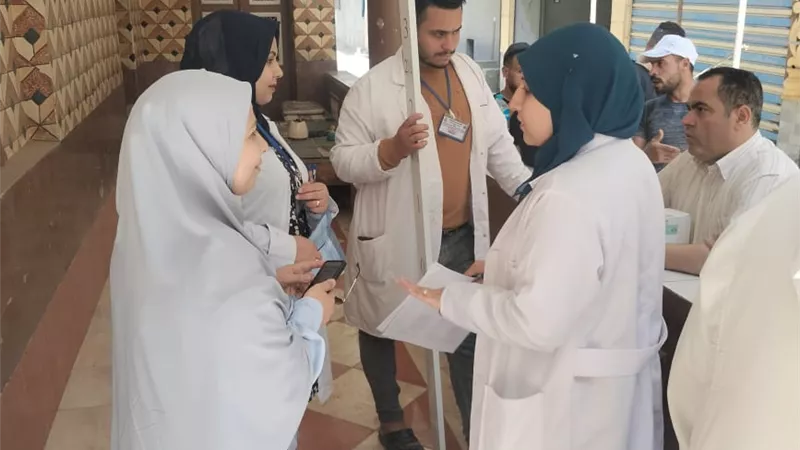 البدء بتجريع البؤرالمصابة بالبلهارسيا فى تمي الامديد - ميت سلسي
