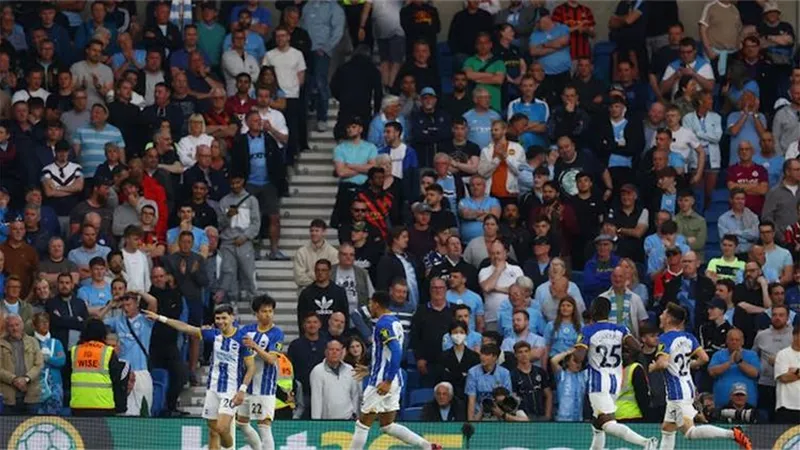بهدف لمثله.. برايتون يتعادل مع مانشستر سيتي في الدوري الإنجليزي