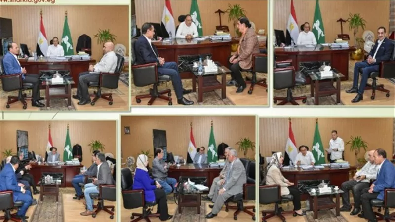 محافظ الشرقية يلتقي عددا من أعضاء البرلمان