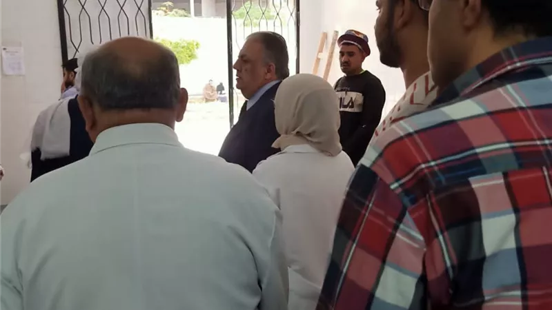 وكيل وزارة الصحة بالدقهلية يتفقد اعمال تطويرمستشفى الصدر