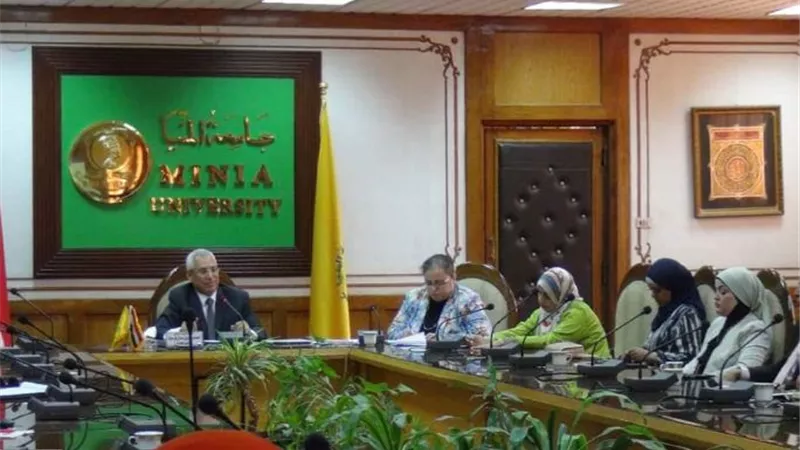 جامعة المنيا استعدت لبدء امتحانات نهاية العام غداً السبت