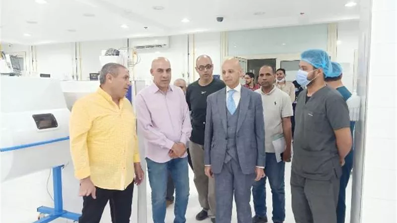 مسعود يتفقد أعمال التطوير والخدمات الطبية بالحميدية