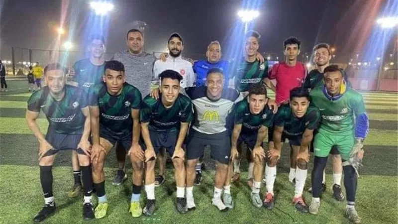 فريق الميني فوتبول بمركز شباب المدينه أ بالمنيا في نهائي الجمهور