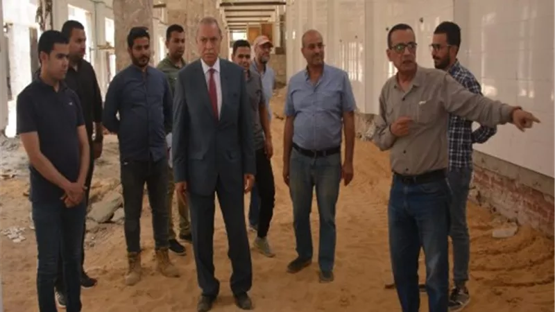 محافظ القليوبية يتفقد المشروعات الجاري تنفيذها وتطويرها بمدينة بنها