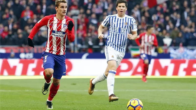 أتلتيكو مدريد يهزم ريال سوسيداد بثنائية فى الدوري الإسباني