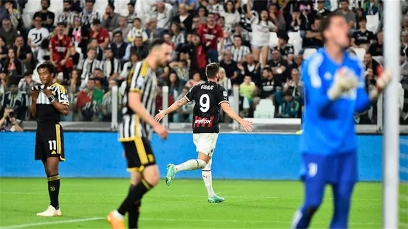 الدورى الإيطالى.. ميلان يهزم يوفنتوس بهدف ويتأهل لأبطال أوروبا
