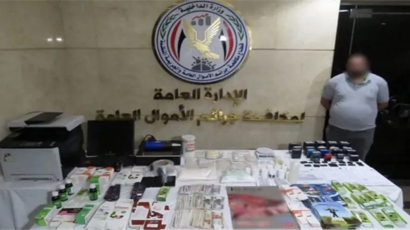 سقوط مزور المحررات الرسمية لترويج أدوية مجهولة المصدر