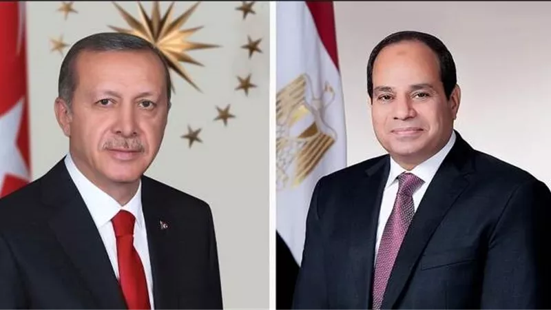 الرئيس السيسى وأردوغان فى اتصال هاتفى: دعم التعاون المشترك وترفيع العلاقات الدبلوماسية وتبادل السفراء