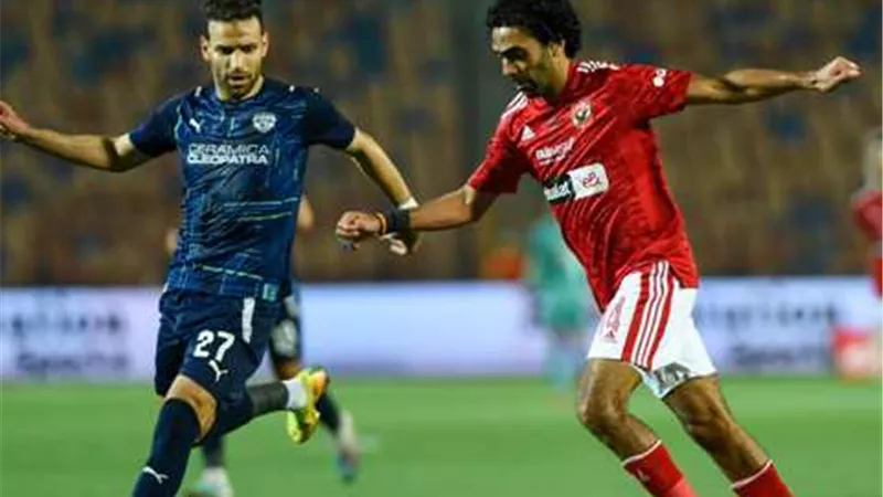الدورى المصرى.. الشحات يسجل الهدف الاول للاهلى فى مرمى سيراميكا