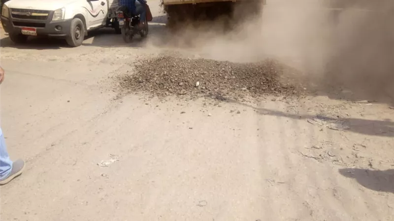 تمهيد طريق ابوزعبل الداخلي