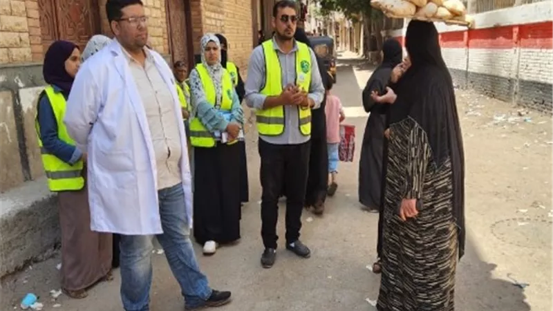مياه القليوبية تنظم حملات توعوية بقرية باسوس بالقناطر الخيرية