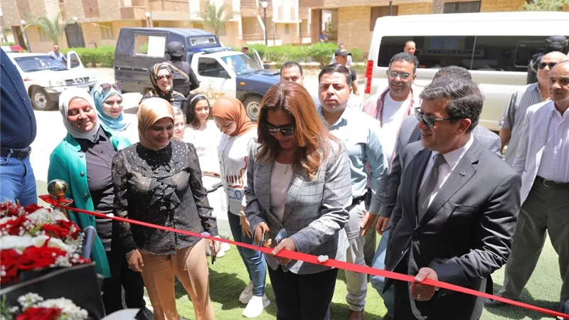 محافظ دمياط تفتتح عمارات الإسكان الإستثماري برأس البر