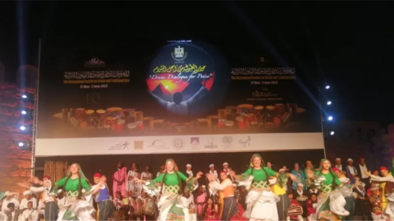 ختام الدورة الـ10 للمهرجان الدولى للطبول والفنون التراثية..الجمعة