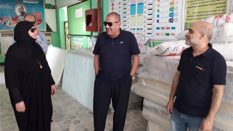النيلي يتفقد استراحات مراقبي الثانوية العامة بمرسي مطروح