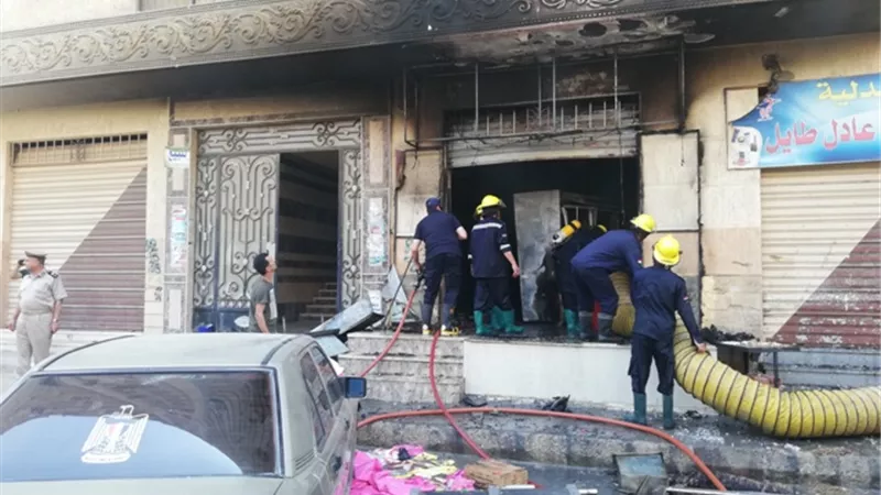 السيطرة على حريق بمطعم بمنطقة ستاد طنطا