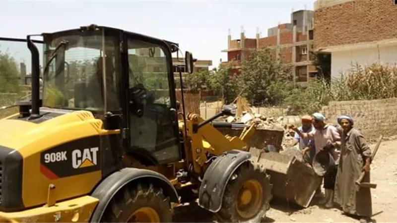 تكثيف خطة النظافة بقرى مركز أشمون منوفية