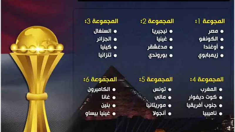 مواعيد وملاعب مباريات كأس الامم الافريقية كان 2019 .. صــــــور