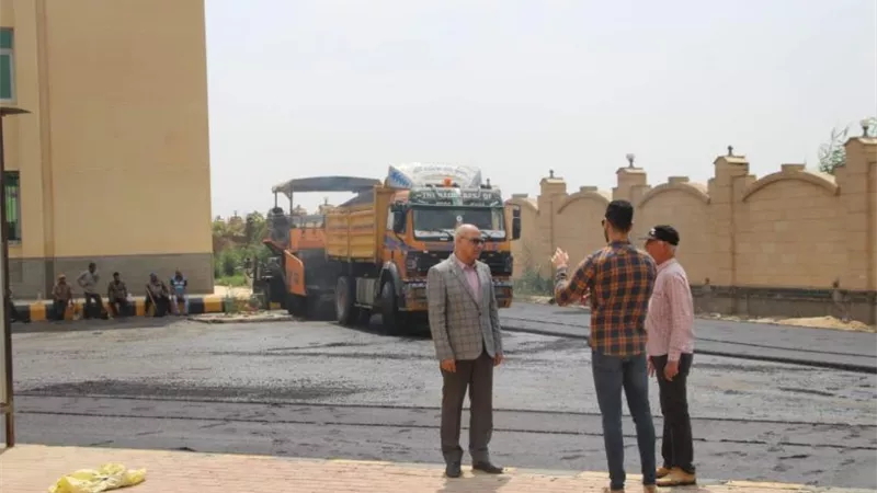 رئيس جامعة كفر الشيخ يتفقد خطة تطوير وتجميل الحرم الجامعي
