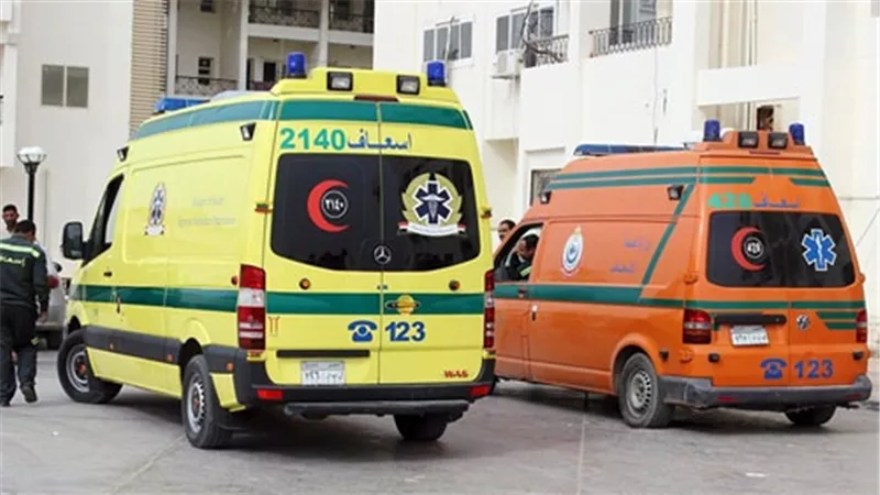 اصابة 3 اشخاص فى حادث تصادم سيارة بحلوان