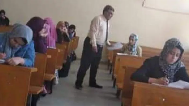 تحرير محضرين غش فى مادة أصول الفقه بنات فى دراسات بورسعيد جامعة الأزهر