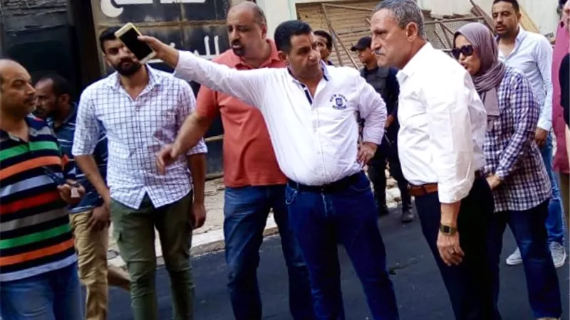 الشوارع الخلفية بالاسماعيلية تدخل خطة الرصف