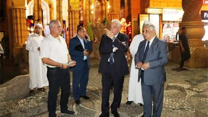 نقل صلاة الجمعه من مسجد الصحابة بشرم الشيخ.. بالصور