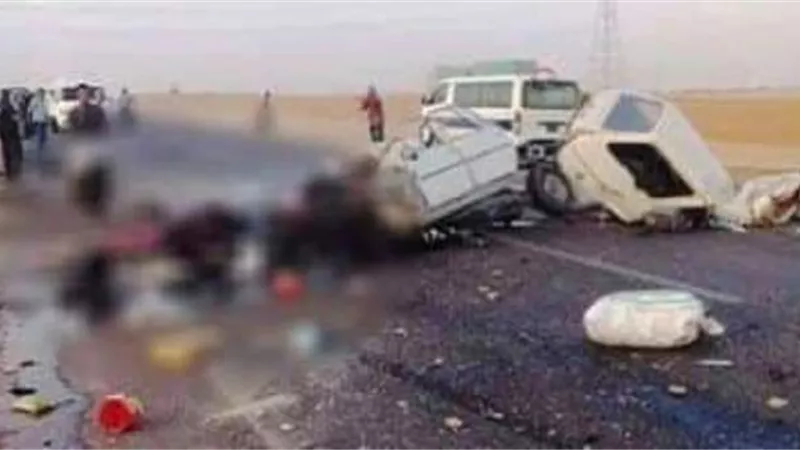 مصرع شخص وإصابة 5 آخرين فى حادث إنقلاب سيارة ببورسعيد