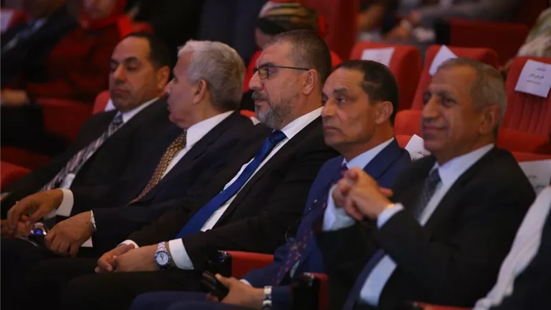 وزيرة الهجرة ومصطفى الفقى وعمروالليثى واسعاد يونس باحتفالية الأكاديمية العربية للعلوم والتكنولوجيا