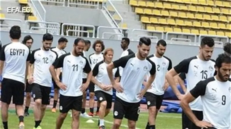 منتخب مصر يواصل استعداداته لودية تنزانيا