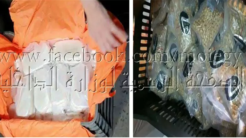 إحباط تهريب 2 طن حشيش و 5 ملايين قرص كبتاجون بميناء دمياط