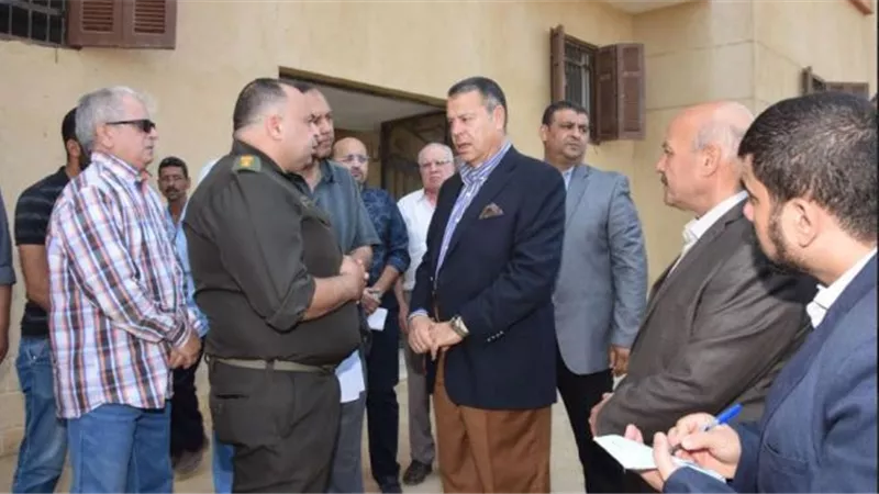 محافظ بني سويف يتفقد مشروع الكلية التكنولوجية